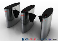 Flap Barrier Gate Automatic Barrier Wing Half Height Turnstiles Stainless Steel Swing Barrier Gate For Offices