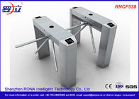 Semi Automatic Access Control Tripod Turnstile Gate Stainless Steel For Public Areas