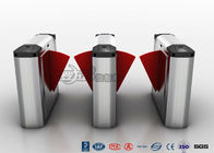 304 Stainless Steel Heavy Duty Automatic Flap Barrier Turnstile For Entrance &amp; Exit Control System