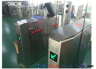 3 Lanes Swing Barrier Gate Card Collector For Biometric Access Control With Face Recognition System