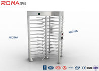 Rainproof Full Height Turnstile Safety Gate Barrier Stainless Steel Access Control