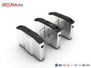 Security Passage Flap Barrier Gate Turnstile Access Control For Apartment / Subway