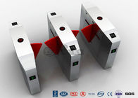 Automatic Flap Security Barrier Gate , Waist Height Turnstile With Ticketing System