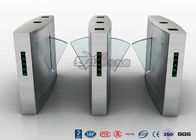 Waist Height Turnstile Access Control Automatic Flap 12V DC With Ticketing System