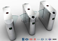 Auto Retractable Entrance Waist High Turnstile With Face Recognition / Card Reader