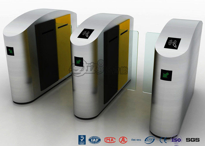 High Speed Turnstile Access Control System Entrance Security Solutions Soft Flapper