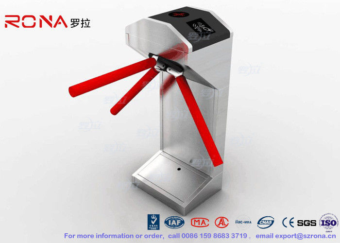 CE Certificated Vertical Tripod Turnstile Gate Entrance For Security System