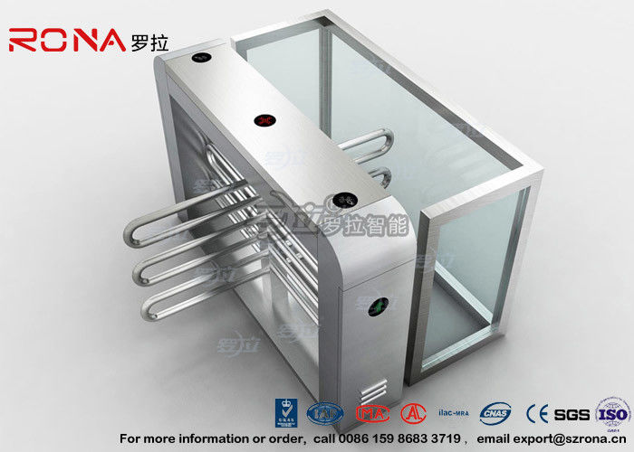 Bus Station Waist Height Turnstiles Coin Collector Remote Control Boom Barrier Gate With 304# stainless steel