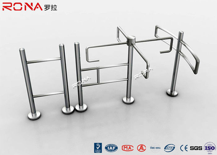 RFID Half Height Automatic Systems Turnstiles Electronic Mechanism 30 Persons / Minute