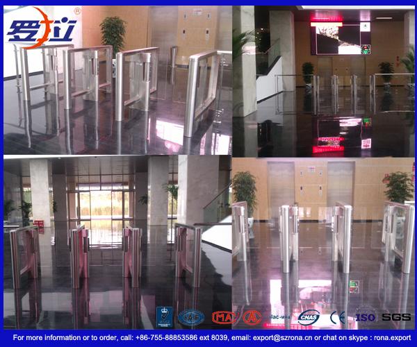 Stylish Optical Speed Gate Turnstile Bi - Directional Pedestrian ...