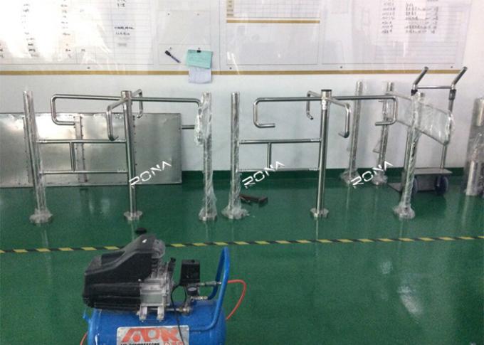 Entrance Revolving Gate Half Height Turnstiles 0.2s Opening / Closing Time