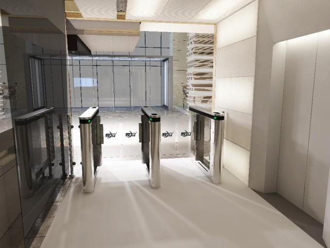 Pedestrian Access Security Gates ,Office building Speed Gate Turnstiles ...