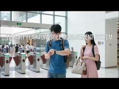 View Electronic Full Height Turnstile Security Entrance 30 Persons / Min Pass Speed Demo