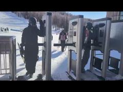 Introduce Full Height Turnstile RFID Card Reader Fingerprint Stainless Steel