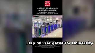 Smart Flap Barrier Gate for Office Security