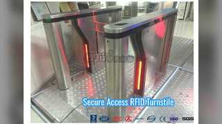 Bi Directional RFID Turnstile Secure Access