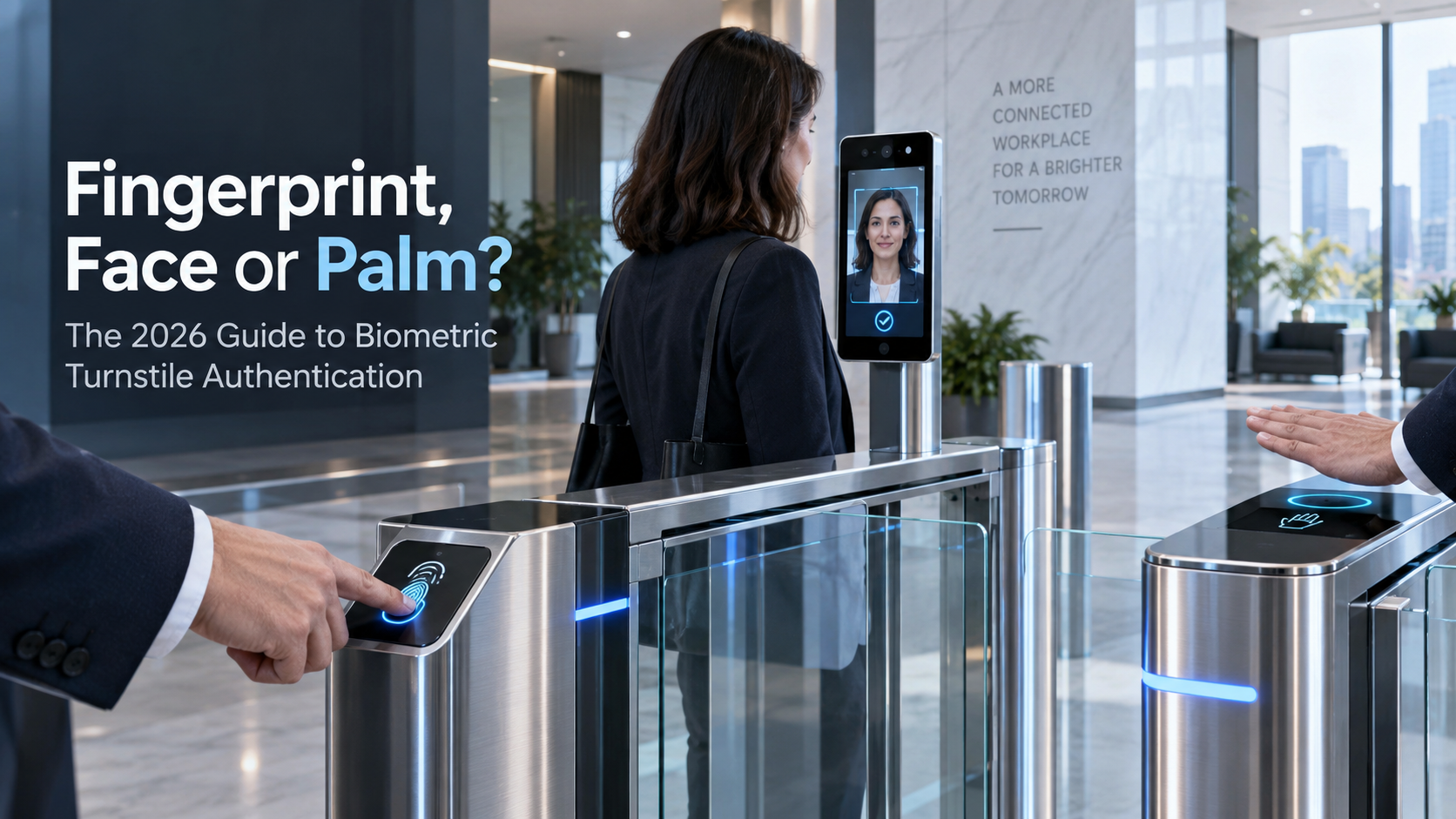 Latest company blogs about Fingerprint, Face or Palm: The 2026 Guide to Biometric Turnstile Authentication