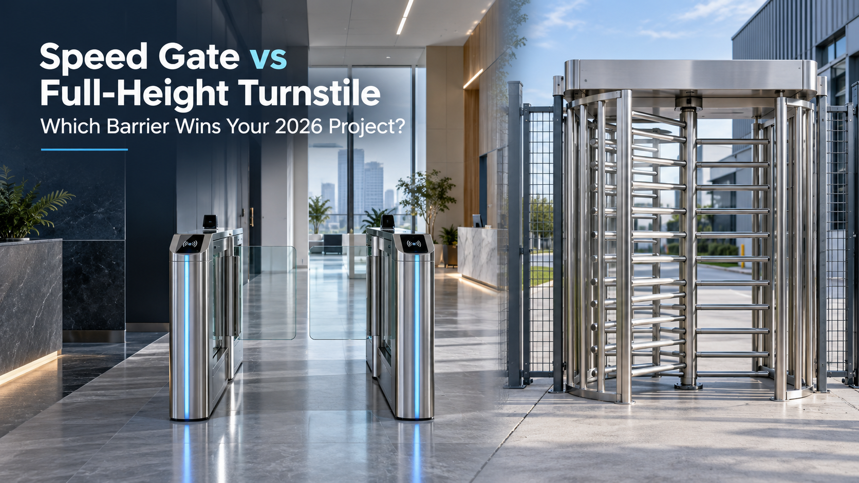 Latest company blogs about Speed Gate vs Full-Height Turnstile: Which Barrier Wins Your 2026 Project?