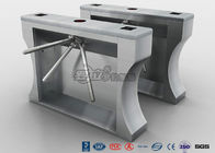 Semi Automatic RFID Tripod Security Gates Entrance Stainless Steel