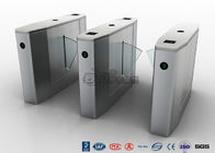 Stainless Steel Heavy Duty Flap Barrier Gate Automatic Turnstiles For Public Facility