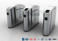 Flap Barrier Gate Flap Wing Automatic Systems Turnstiles Polishing With Anti - Reversing Passing