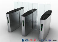 Building Access Control Turnstile Flap Barrier Automatic With Polishing Surface