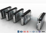Waist High Turnstile Security Systems , Biological Recognition Flap Barrier Gate