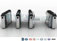 Waist High Turnstile Security Systems , Biological Recognition Flap Barrier Gate