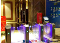 Indoor / Outdoor Flap Waist Height Turnstile Flap Barrier Gate High Speed Using In China Bank