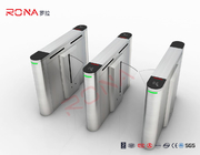 Intelligent Automatic Flap Turnstile 304 Stainless Steel With People Counting Systems