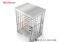 Bus Station Full Height Turnstiles Remote Control With Solenoid Valve Motor