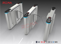 304 Stainless Steel Flap Turnstile Access Control For School Campus Scenic Area Community