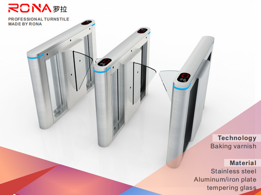 Buy Metal Security Flap Barrier Gate Anti Clamp With Id Card Passport Identification online manufacture