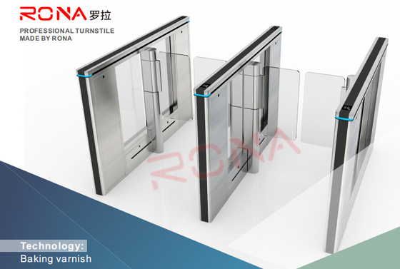 Buy Intelligent Automatic Swing Barrier Gate With Aluminum Alloy Mechanism online manufacture