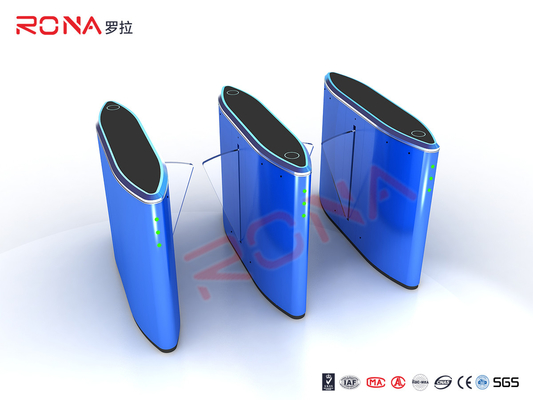 Buy Flap Barrier Gate Security Subway Turnstile Barrier Gate Automatic Half Height Turnstile online manufacture