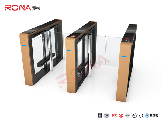 Buy TCP / IP Security Electro Lock Door Swing Pedestrian Barrier Gate Turnstyle Fastlane Glass online manufacture
