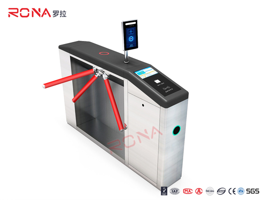 Buy 304 Stainless Steel Revolving Pedestrian Turnstile Gate 3 Arm Multi - Alarm online manufacture