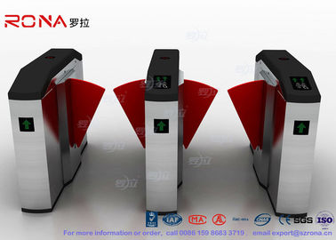 Buy Facial Reader Access Control Flap Barrier Gate Stainless Steel For Entrance online manufacture