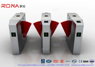 3 Lanes Swing Barrier Gate Card Collector For Biometric Access Control With Face Recognition System