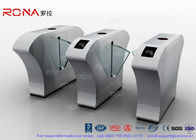 Half Height Access Control Flap Barrier Gate Turnstile Automatically Flap Barrier With Acrylic Flap