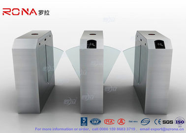 Buy 2 Ways Outdoor Flap Barrier Gate Barcode System Controlled Access Turnstile online manufacture