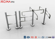 RFID Half Height Automatic Systems Turnstiles Electronic Mechanism 30 Persons / Minute