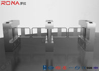 Automatic Glass Swing Gate , Access Control Turnstile Gate For Supermarket / Office