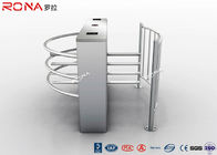 Durable Half Height Turnstiles 30 Person / Min Transit Speed Access Control System