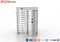 Access Control Full Height Turnstile Durable With RFID Card / Fingerprint Reader