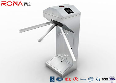 Buy Tripod Pedestrian Turnstile Gate , Card / Fingerprint Half Height Turnstile Access Control online manufacture
