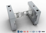 Access Control Swing Gate Turnstile Controlled Acrylic / Tempered Glass Arm Material