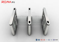 SUS 304 Access Control System High Speed Swing Turnstile Gate At Office Building