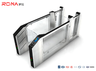 Auto Turnstiles Gate With E-Passport Authentication And Biometrics Verification Used In Airport