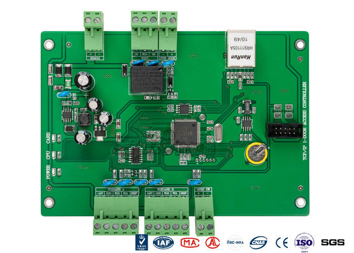 TCP / IP Web Based Single Door Access Control Board For Turnstile Barrier Gate